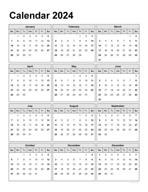 calendae|free printable 2024 calendars free printable.